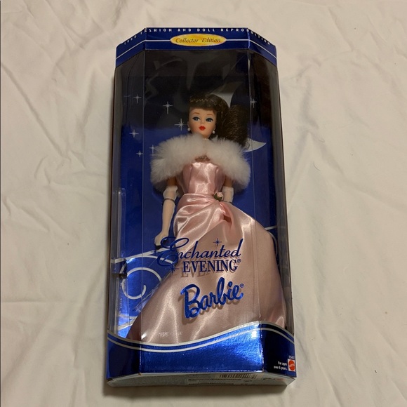 Barbie Other - Barbie Enchanted Evening Doll - Pink and White